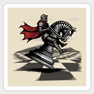 Checkmate Crusader Sticker